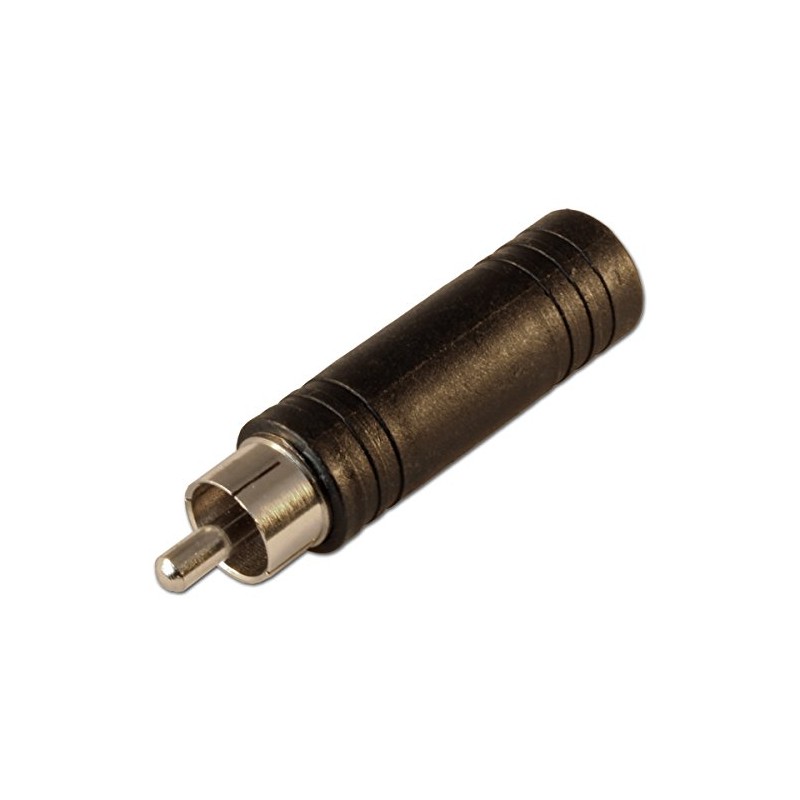6.35mm 1/4" Mono Female Jack Socket to Single RCA Phono