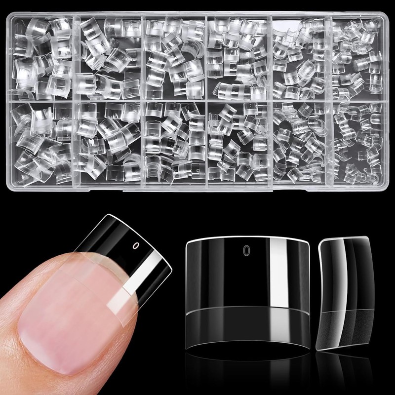 600pcs Uñas Postizas Nail Art Tips, Francesa Uñas Acrilicas Uñas