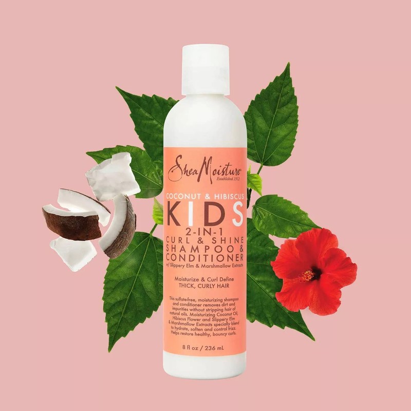 Shea Moisture Coconut & Hibiscus Kids Combo Pack - Includes