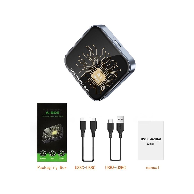 Ai Box Wireless CarPlay Adapter for Apple Android Car Smart