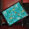 Dinosaur Lap Tray: Childrens Bean Bag Cushioned Laptop Lap Desk,