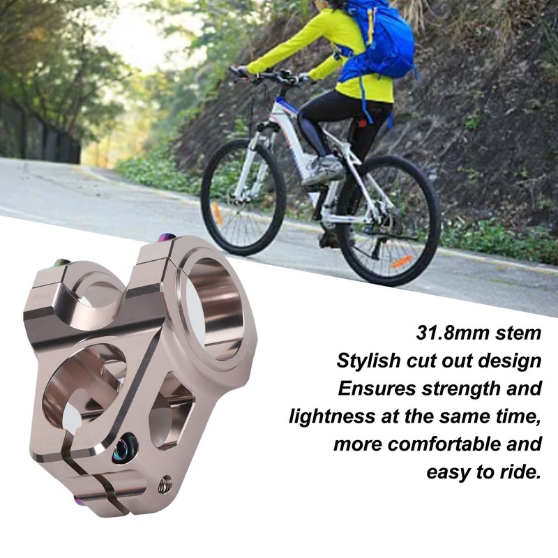 31.8mm Mountain Bike Stem Aluminum Alloy Lightweight DIY Short Handlebar
