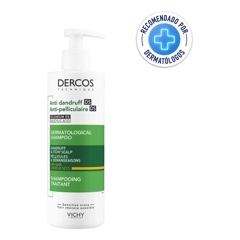 Vichy Dercos Shampoo Dermatológico Anticaspa para Cabello Normal a Seco