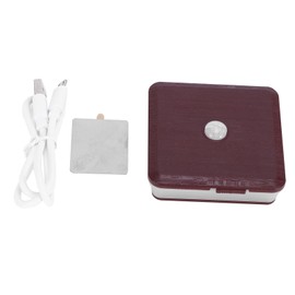 LED Induction Lamp Home Intelligent Sensing Bedroom Cabinet Small Night Light USB ChargingRed Wood Grain