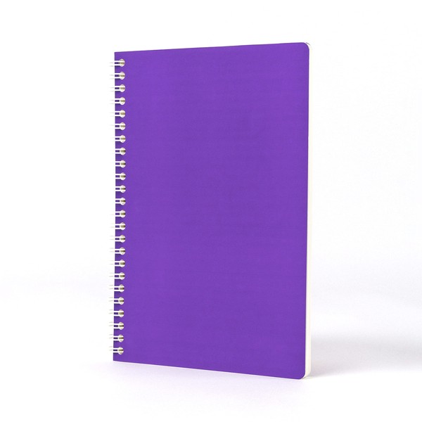 Jumble & Co Convo A5 Wiro Bound Ruled Notebook - Royal Mess Purple