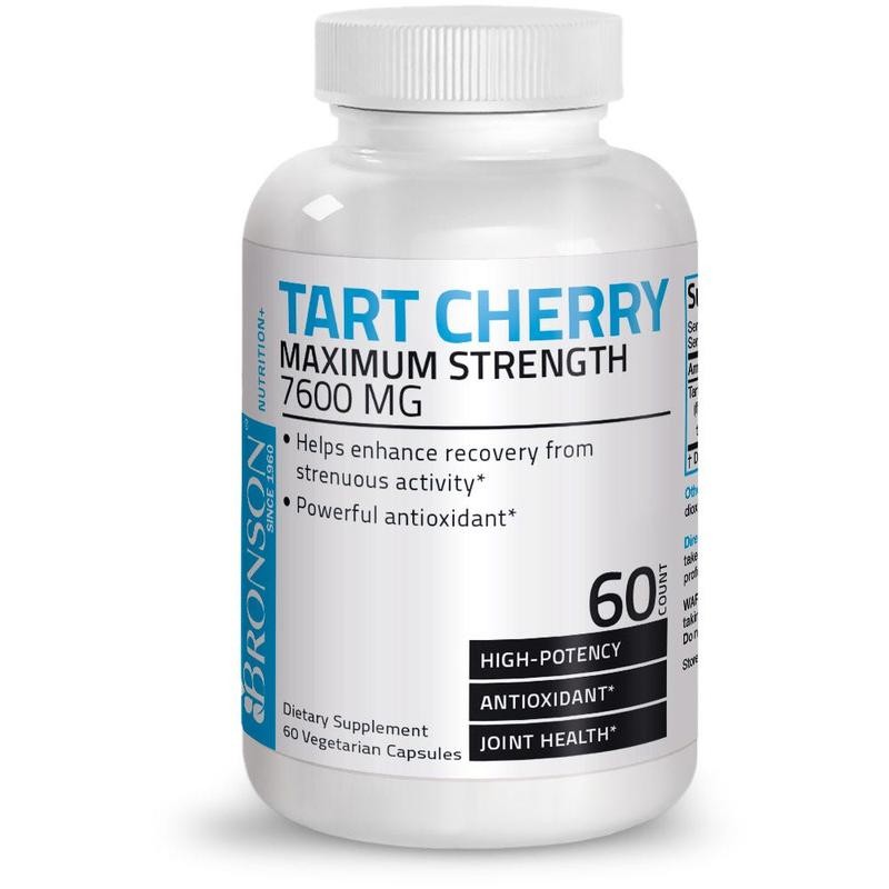Bronson Tart Cherry Maximum Strength 7600 mg, 180 Vegetarian Capsules
