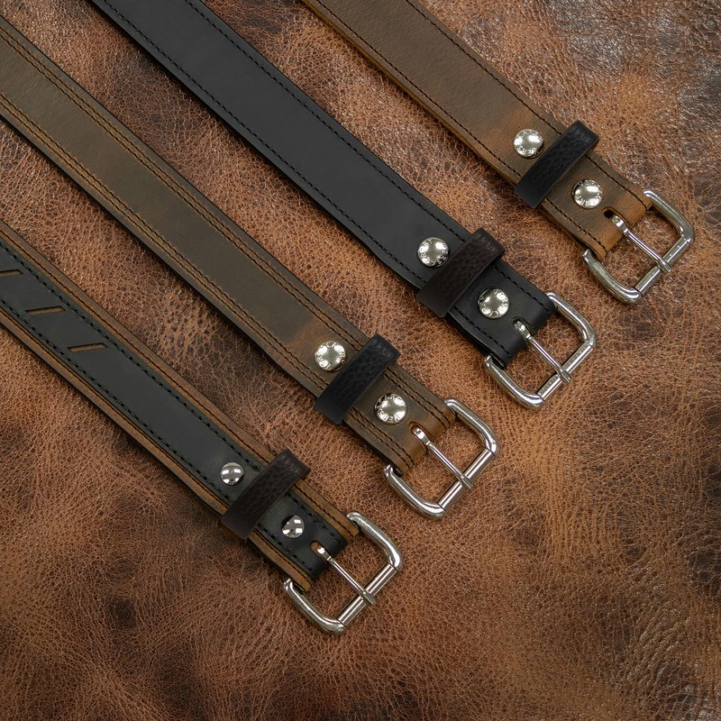 Gosknor Genuine Leather Loop Holder, 3.1/3.2/3.3 cm Cowhide Belt Loops