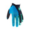 Fox Racing PAWTECTOR MOTOCROSS GLOVE, BLACK/BLUE, Small