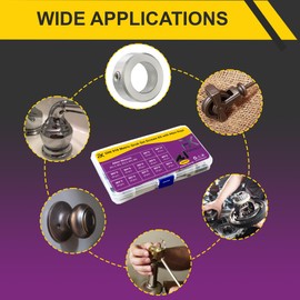 FIXXELY Set Screws Assortment Kit (M3, M4, M5, M6, M8) with Allen Keys – Durable 240 Pcs Metric Cup Point Alloy Steel for Bathroom Fixtures, Door Knobs, Faucets, Plumbing, and More