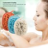 Amariver 3 Pack Bath Loofah Body Sponge Brushes Pouf Bath