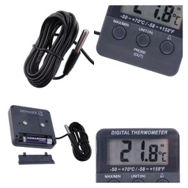 Calibrated Digital Fridge Freezer Thermometer With 2 Point Traceable Calibration Certificate