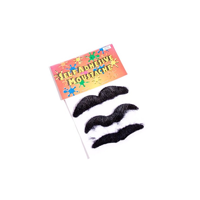 Fake Mustaches : Package of 3