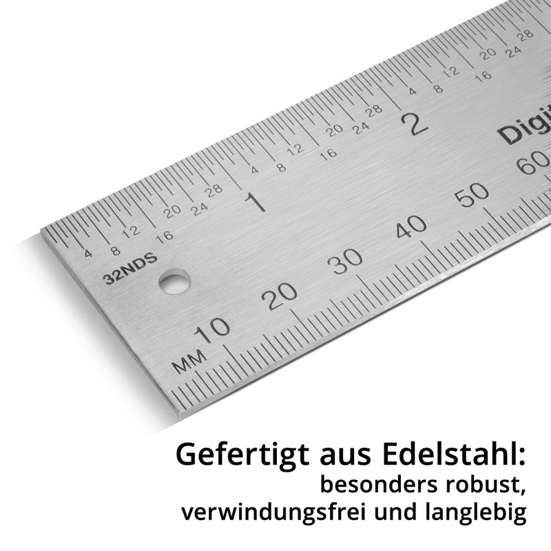 STAHLWERK Digital Protractor DWM-200 ST with 180 mm Measuring Range