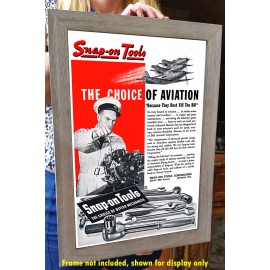 Snap-On Tools 1943 Aviation Tools Vintage-Style Poster