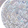 6PCS Bird Repellent Reflector Silver Spiral Bird Repellent Sheet Scare