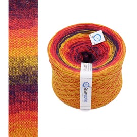 BOBBEL Dream Catcher, Colour Gradient Yarn for Knitting and Crocheting (4-Ply 1000 m, Dreamcatcher 0250)
