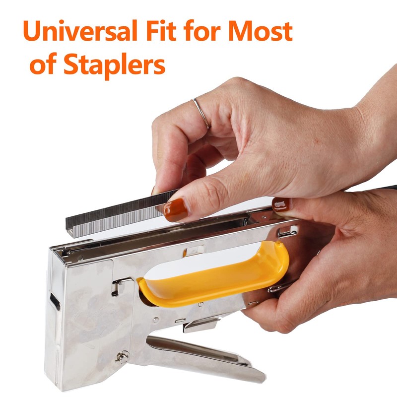 SITLDY Heavy Duty T50 Stainless Steel Staples 1000-Count 3 Sizes