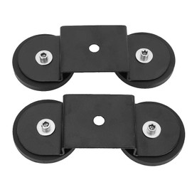 KIMISS Light Bar Mount, Universal Magnetic Light Bar Mounting Bracket Black Holder Sucker for Car SUV (Aluminium Alloy)