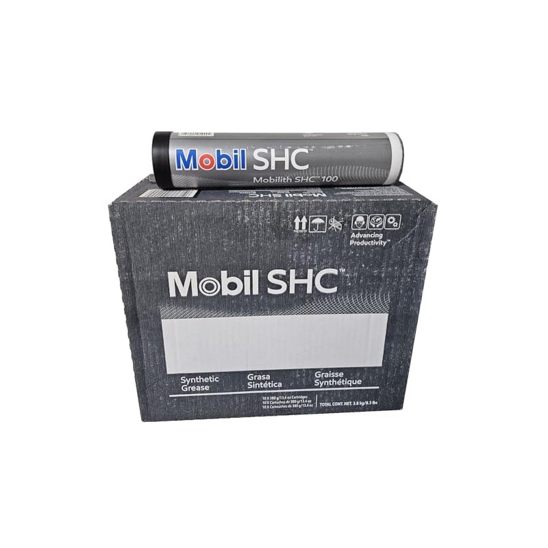 Mobil Mobilith SHC 100 13.4 oz Cartridge (10Pack)