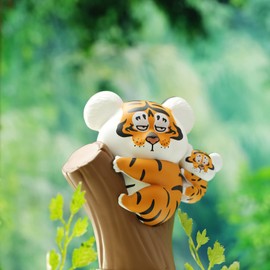 52TOYS Various Panghu II, Chubby Tiger, Random Cute Action Figure, Collectible Toy Desktop Decoration 3.3 Inch, Gift for Birthday or Party, 1PC
