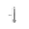sourcing map M4 x 25mm Stainless Steel Phillips Pan Head