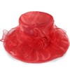 FORBUSITE Women Kentucky Derby Hats Church Wedding Bridal Cocktail Hat