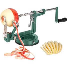 Pelador de Manzana, Máquina Rebanador de Patatas Manual Multifunción Verde