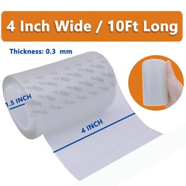 WENSSKKU Clear Repair Tape for Awning, Tarp, Canvas, Fabric, RV Roof, Underbelly, Boat Covers, Sail, Tent etc, Outdoor Repair Tape Heavy Duty, Thickened,Waterproof