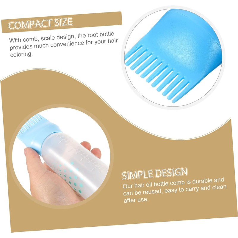 FRCOLOR Botella Aplicadora de Tinte para Cabello 2 Piezas, con