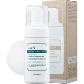 Klairs Rich Moist Foaming Cleansing 100ml, Korean Cosmetics, Korean Beauty, Kpop Beauty, Kstyle