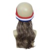 Traqur 80s Style Mullet Wig, Funny Costume Headband with Mullet