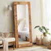 ABSWHLM Full Length Mirror 58"x24" – Solid Wood Frame, HD