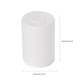 Frosted Glass Lamp Shade Cylinder Glass Shade Replacement Glass Light Shade For Floor Lamps, Chandelier, Replacement Lamp shade 6..3"*4.33" E26