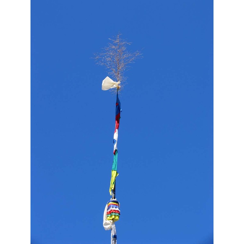 BUDDHAFIGUREN/Billy Held Buddhist Prayer Flags - Prayer Standard 2 m