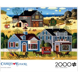 Buffalo Games - Charles Wysocki - Devilstone Harbor - 2000 Piece Jigsaw Puzzle for Adults Challenging Puzzle Perfect for Game Nights - Finished Puzzle Size is 38.50 x 26.50