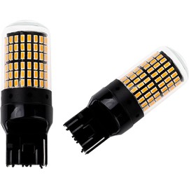 Chaojibao T20 LED Turn Signal T20 LED Amber Yellow T20 Single LED Turn Signal Amber Orange Yellow High Brightness Single LED Canceller Built-in Turn Signal T20 LED 7440 Backlight T20 LED Back Lamp