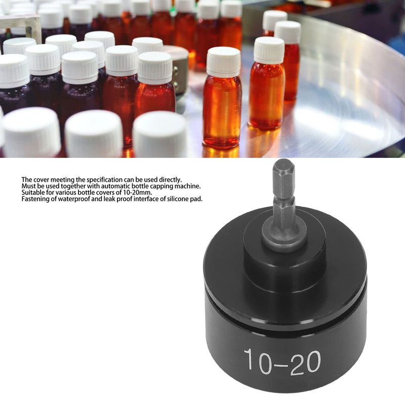 LOCADENCE Electric Capping Machine Bit, Waterproof Metal Bottle Capper Capping