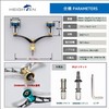 HEIGHTEN 98/110mm Reel Handle for Shimano Daiwa Universal Spinning Reel