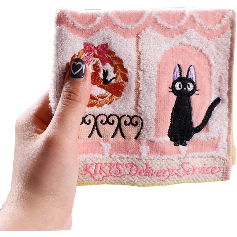 Maru Shin Ghibli Mini Hand Towel, Kiki's Delivery Service, 100%