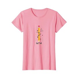 You Make Teaching Worthwhile: Inspiring Educator Gift T-Shirt, Women, Pink