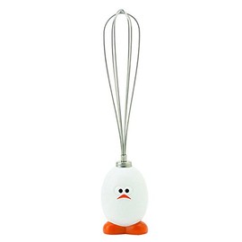 MSC International 96019 Joie Whisky Egg and Batter Whisk, Stainless Steel Wires, White