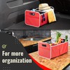 achilles Car Folding Box Xl, Foldable Trunk Bag, Shopping Organizer,