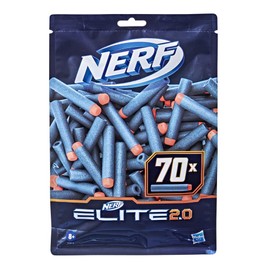 Nerf Elite 2.0 70-Dart Nachfüllpackung – Enthält 70 Nerf Elite 2.0 Darts, kompatibel mit Allen Nerf Elite Blastern