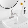 Bathroom Faucet Brushed Nickel GGStudy 360° Swivel Bathroom Vanity Faucet