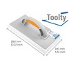 Toolty PVC Sponge Float - 280 x 140mm - Dense