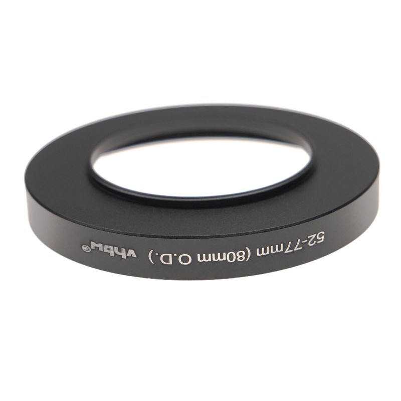 vhbw Step Up Ring Adapter from 52mm to 77mm Compatible