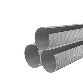 RecPro RV Patio Awning Cover Kit | 50" Segments Overlap to Protect Awning Fabric | White, Gray, or Tan | Kits Up to 24 Feet | Made in USA (3-pc - Fits Awnings up to 12ft, Gray)