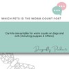 Dragonfly Products Worm Count Test Kit for Dogs and Cats