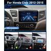 Leadfan Car Stereo Radio for Honda Civic 2012 with Carplay