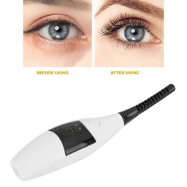 Heated Eyelash Curlers, Rechargeable Lash Curler Fast Heat up Within 10s, Electric Eyelashes Curler with 4 Heating Modes, Eyelashes Curler Makeup Tools with Digital Display